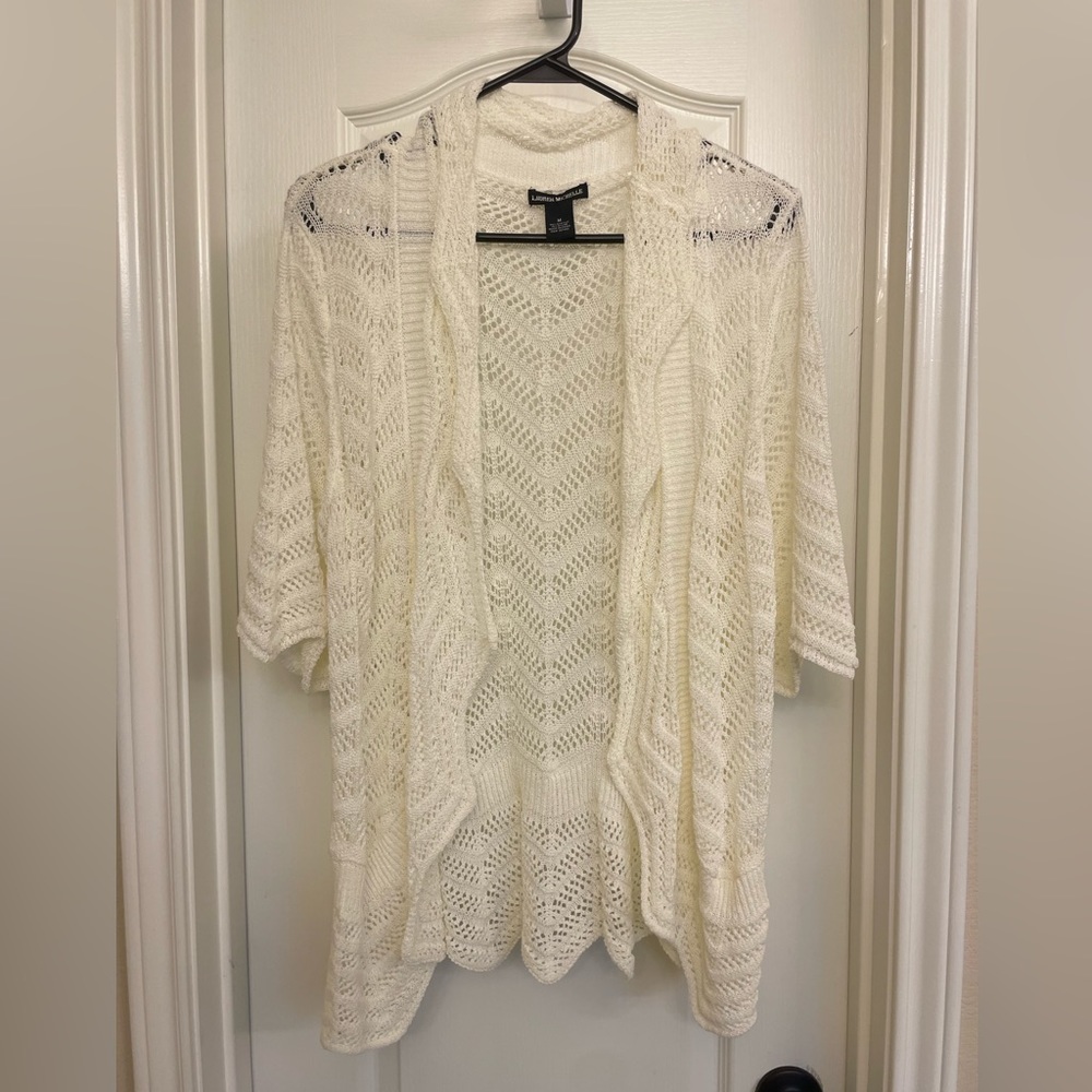 Cream knit cardigan